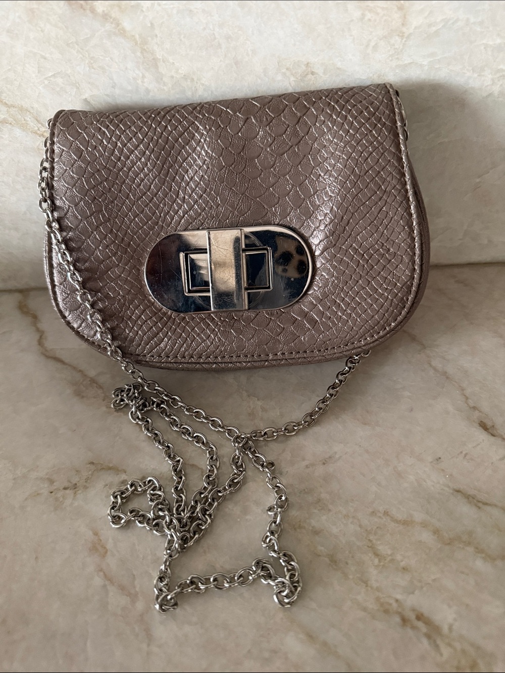 Sondra Roberts Embossed
Mermaid Scales Lil' Crossbody Bag